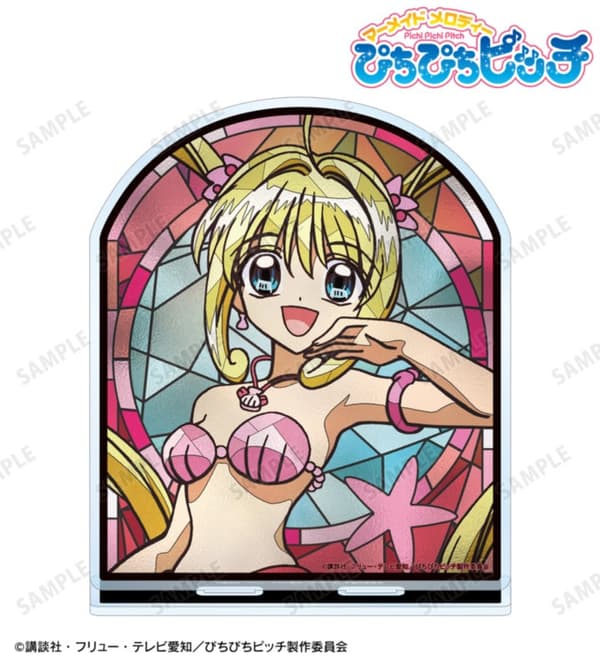 Mermaid Melody Pichi Pichi Pitch Aure Glass BIG Acrylic Stand