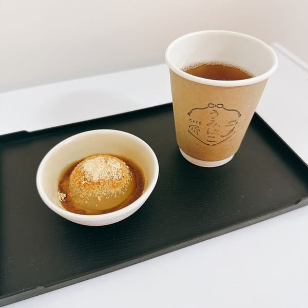 Mizu warabimochi with hojicha set