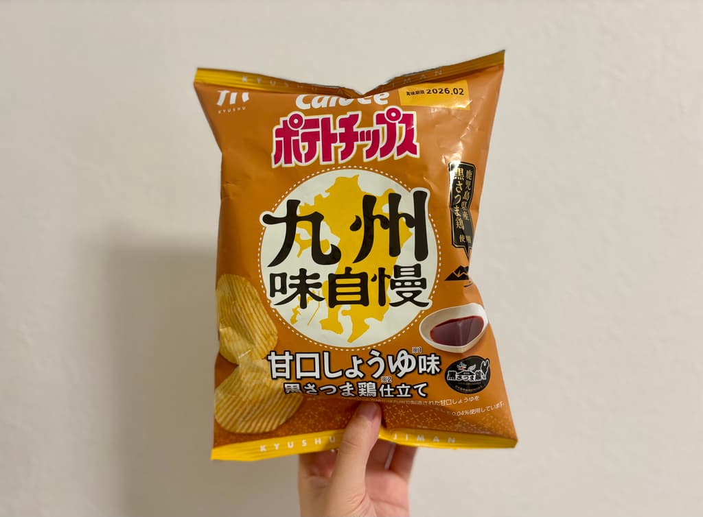규슈 지역 한정 감자칩 리뷰