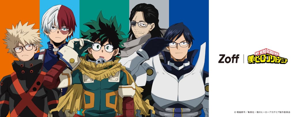 Colección de gafas Zoff × My Hero Academia