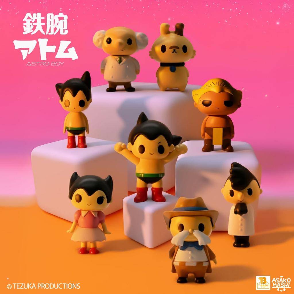 Hashiasako 設計的可愛阿童木盲盒現已在 T-BASE 池袋 P'PARCO 發售