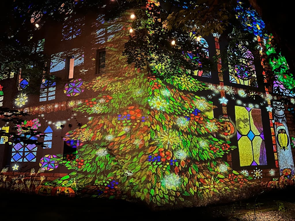 Experience Autumn Art in Minakami - Immersive Light Kirigami Night Walk Event at Chibamura Auto Campers Resort