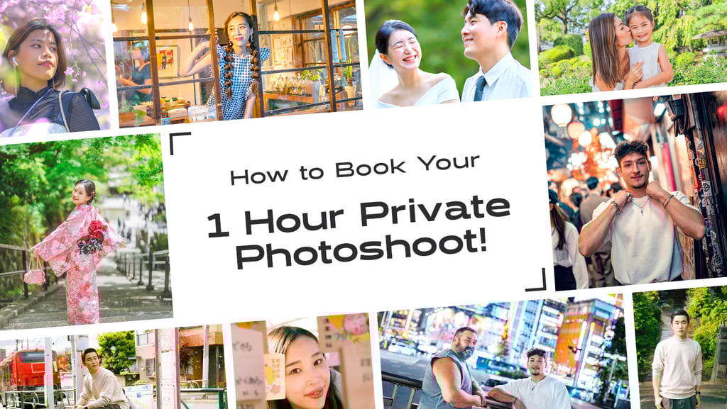 How to Book Your 1 Hour Private Photoshoot