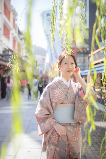 Kimono Rental & 1H Photo Tour in Asakusa