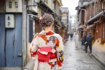 Kimono Rental & 1H Photo Tour in Kyoto