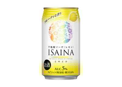 Takara Shuzo Launches "ISAINA" Imo Shochu Soda (Lemon) on April 7