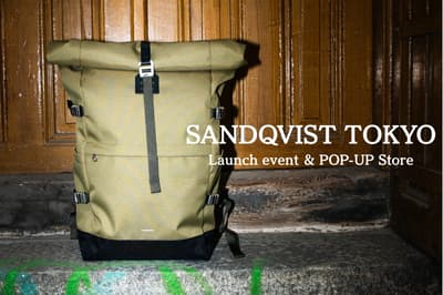 瑞典包袋品牌 Sandqvist 登陆日本，在日本桥举办快闪活动