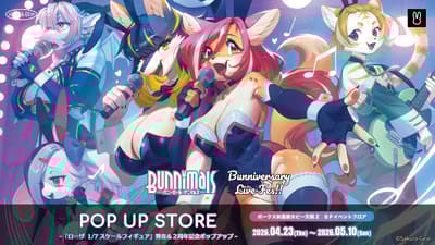 Bunnimals 2週年紀念＆Roza 1/7比例人偶發售紀念快閃店即將登陸秋葉原