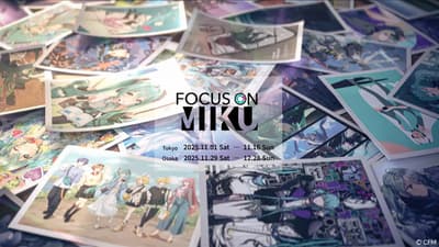 Hatsune Miku Illustration Exhibition FOCUS ON MIKU Opens in Tokyo and Osaka