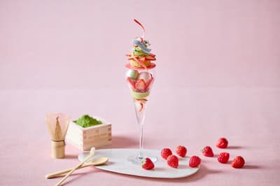 Strings Hotel Nagoya Marks 10th Anniversary with a Limited Strawberry Matcha Parfait