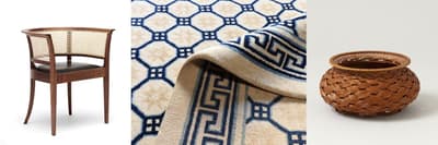 Wako Ginza presenta muebles nórdicos con alfombras de estilo chinoiserie y artesanía japonesa