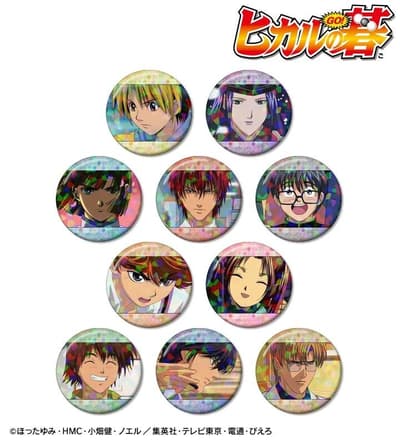 เข็มกลัดโฮโลแกรมและสติกเกอร์การ์ด Hikaru no Go พร้อมจำหน่ายแล้วที่ AMNIBUS