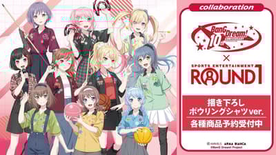 BanG Dream! × ROUND1 Collaboration Goods Now Available for Pre-Order at AMNIBUS