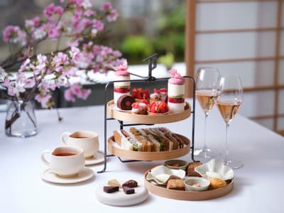 더 신몬젠 교토, 파티시에 가키모토 아키히로의 봄 애프터눈 티 선보여