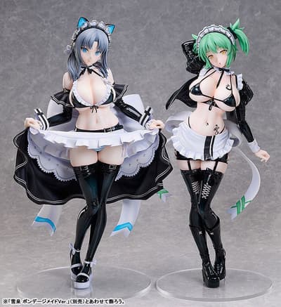 Yumi dan Hikage dari Shinobi Master Senran Kagura: New Link Hadir sebagai Figur Bondage Maid Skala 1/4