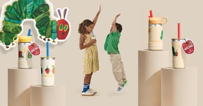Hydro Flask Launches Eric Carle Collaboration Bottles at Futako-Tamagawa on "The Very Hungry Caterpillar Day"