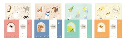홀마크 재팬, 귀여운 동물 까꿍 창문이 있는 “Ciao 레터 세트” 출시
