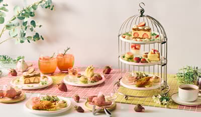 大阪中央Voco酒店自1月9日起推出懷舊草莓下午茶