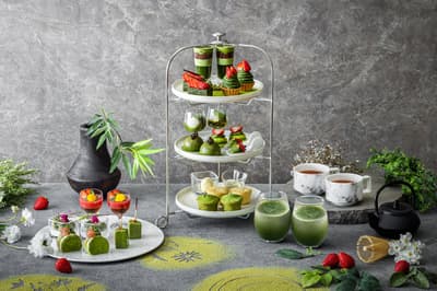 El Hotel Kawagoe Prince Ofrece un Set de Té de la Tarde Matcha en Colaboración con Gion Tsujiri