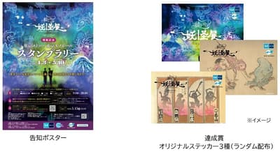東京Metro地鐵和東京單軌電車集章拉力賽，慶祝妖怪沉浸式體驗展TOKYO