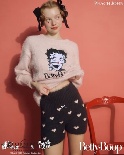 PEACH JOHN Launches Betty Boop™ Collaboration Collection on February 10th with Cozy Knit Pajamas