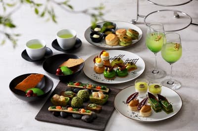 福冈君悦酒店与中村园联名推出限时八女茶下午茶及点餐自助餐