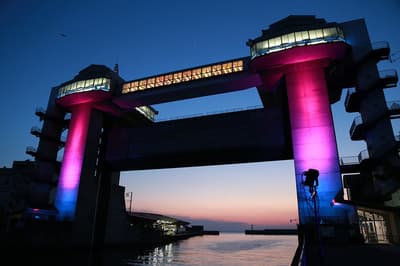 La Gran Puerta de Observación Acuática del Puerto de Numazu "View-O" Reconocida como "Patrimonio de la Vista Nocturna de Japón"