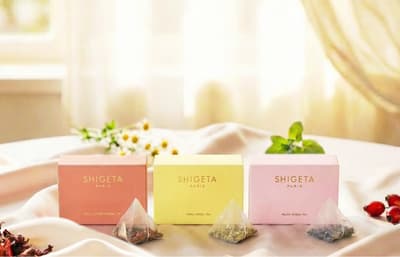 SHIGETA, 총체적 아름다움 철학에 뿌리를 둔 새로운 허브티 3종 출시