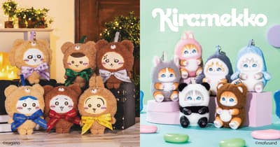 Merek Plushie Aksesori Baru "Kiramekko" Diluncurkan dengan Koleksi Chiikawa dan Mofusand