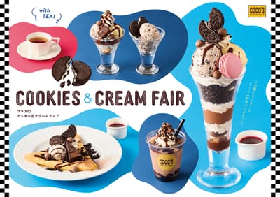 Cocos Launches Cookie & Cream Fair with 5 Desserts Starting April 9