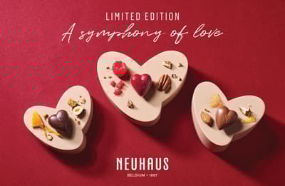 比利時皇室御用巧克力品牌 NEUHAUS 推出 2026 情人節限定系列