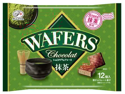 Fujiya's New Chocolat Wafers (Matcha) Pairs Crispy Wafers with Kagoshima Matcha Cream