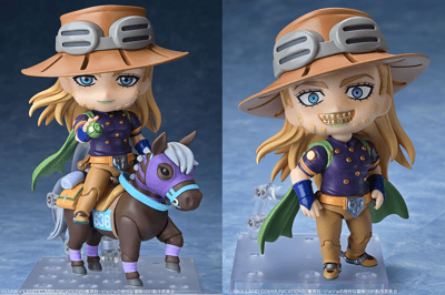 Gyro Zeppeli from Steel Ball Run Gets a Nendoroid — DX Version Includes His Beloved Horse Valkyrie