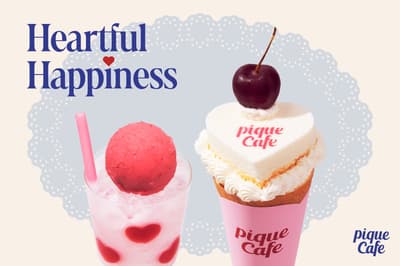 gelato pique cafe, ‘하트풀 해피니스’ 페어 개최: 하트 크레페와 하트 젤리 소다 플로트 출시