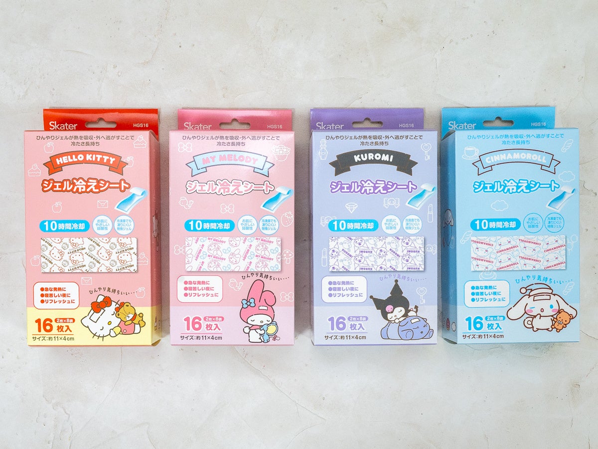 แผ่นเจลลดไข้ลายตัวการ์ตูน Sanrio พร้อมจำหน่ายแล้ว สำหรับลดไข้และบรรเทาอาการนอนไม่หลับ