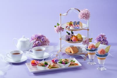 Sendai Royal Park Hotel Presents "Purple Garden" – A Hydrangea-Themed Afternoon Tea for Early Summer