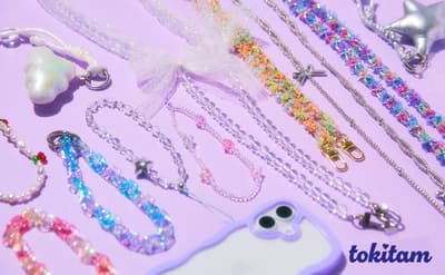 tokitam Lanza Correas de Moda para Móviles como Accesorios para el Uso Diario