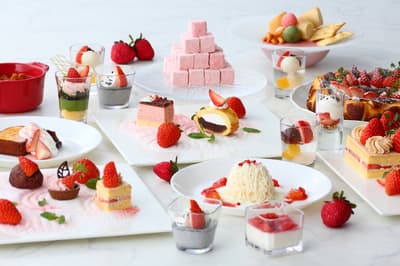 Nagoya Prince Hotel Sky Tower จัดบุฟเฟต์อาหารกลางวันสตรอว์เบอร์รีและขนมหวานญี่ปุ่น -Waka-