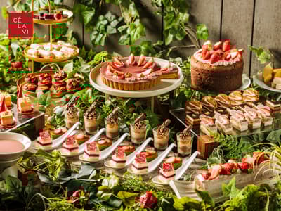 东京 CÉ LA VI 将于 1 月 15 日推出冬季限定草莓×巧克力甜点自助餐