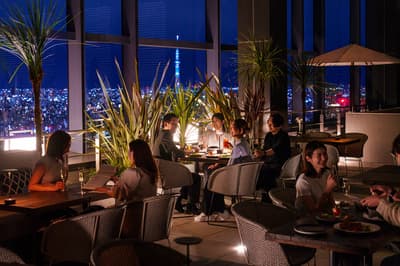 东京和仙台五家屋顶和户外餐厅推出啤酒露台餐饮计划