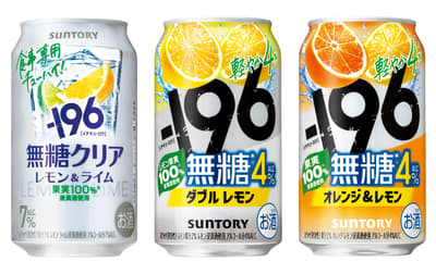 Suntory Lanza -196 Chuhai Claro Sin Azúcar para Maridar con Comida