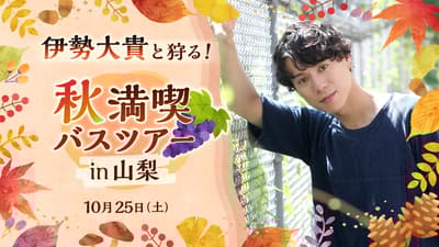 Autumn Bus Tour in Yamanashi with Daiki Ise🍇