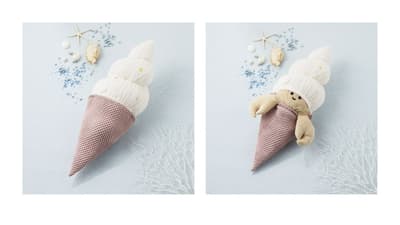 Nitori DecoHome Releases Adorable Hermit Crab Cushion That Looks Just Like a Soft-Serve Ice Cream