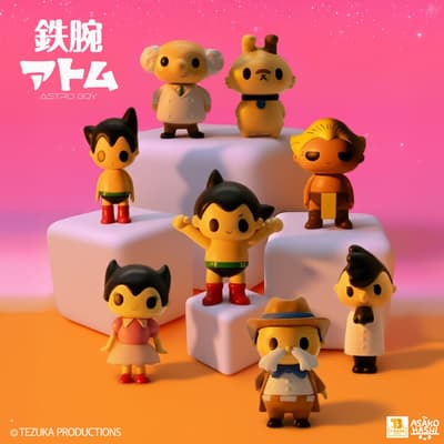 Hashiasako 設計的可愛阿童木盲盒現已在 T-BASE 池袋 P'PARCO 發售