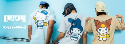 Sanrio Characters x HOMEGAME Collaboration T-Shirt Collection Launches