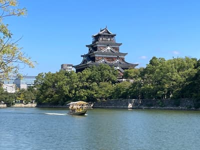 Hiroshima Castle Sightseeing Boat Starts Operation on October 25th