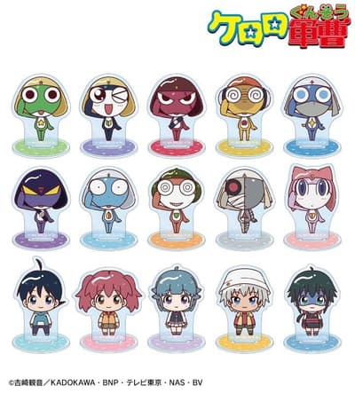 ¡Soportes de acrílico, pegatinas de acrílico y más de Sgt. Frog "Chokonto!" ya disponibles para ordenar en AMNIBUS!