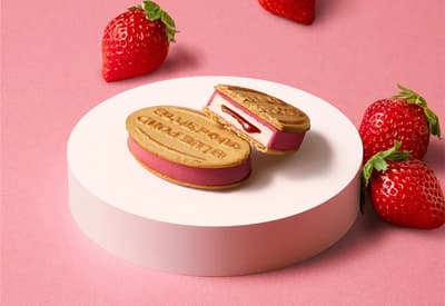 BLUE POND Lanza un crujiente de caramelo y fresa de edición limitada en Daimaru Sapporo