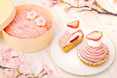 Spring Mont Blanc Sweets Return to PÂTISSERIE PINÈDE – Limited-Time Strawberry & Sakura Flavors