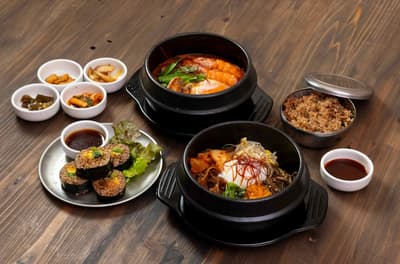 使用玄米的「白寿之汤」浴场咖啡厅新增三款韩式料理